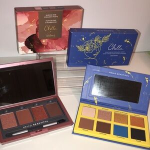 Chella eyeshadow two palettes divine purpose and blushing rose NEW